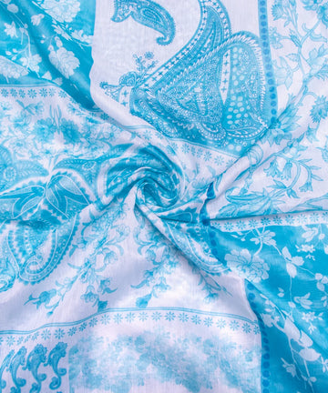 Printed Chanderi Fabric